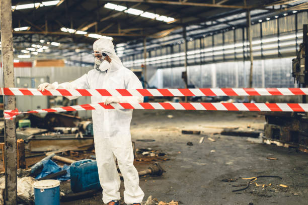 Professional Odor Removal technician working in Troy, TX